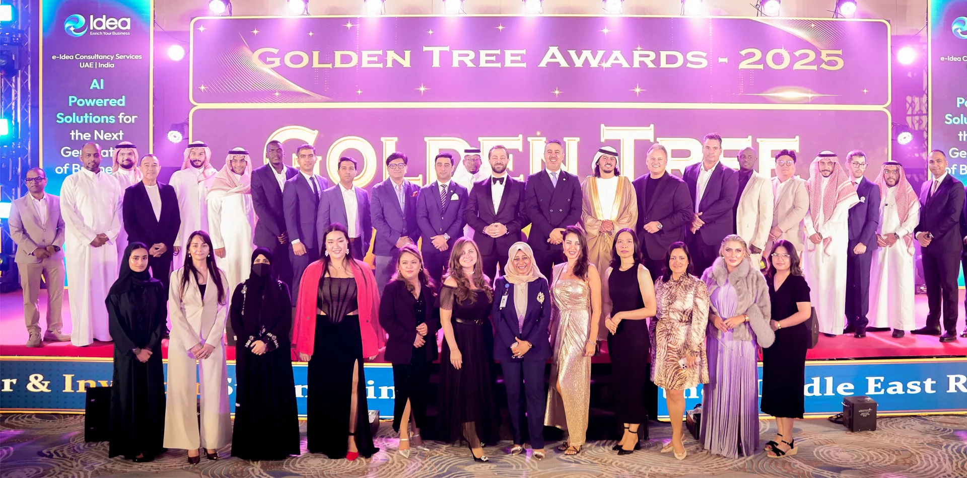 CEO award winners on stage