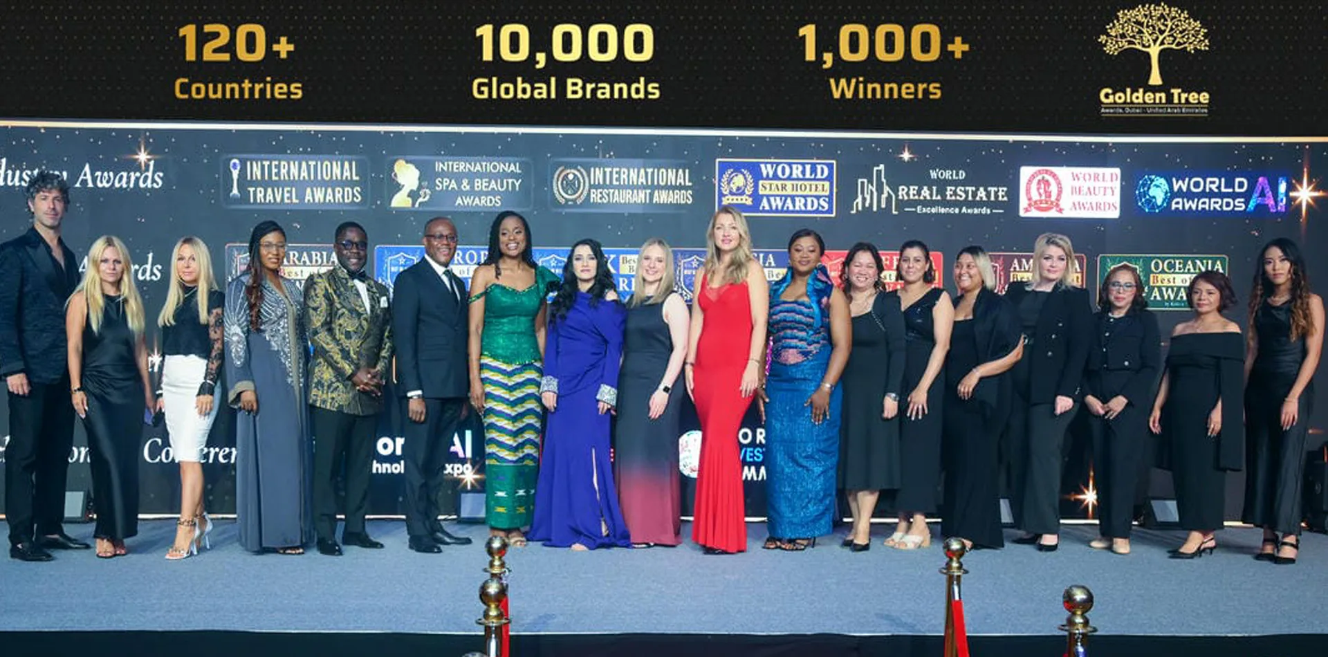 World CEO Awards honourees at the Dubai gala